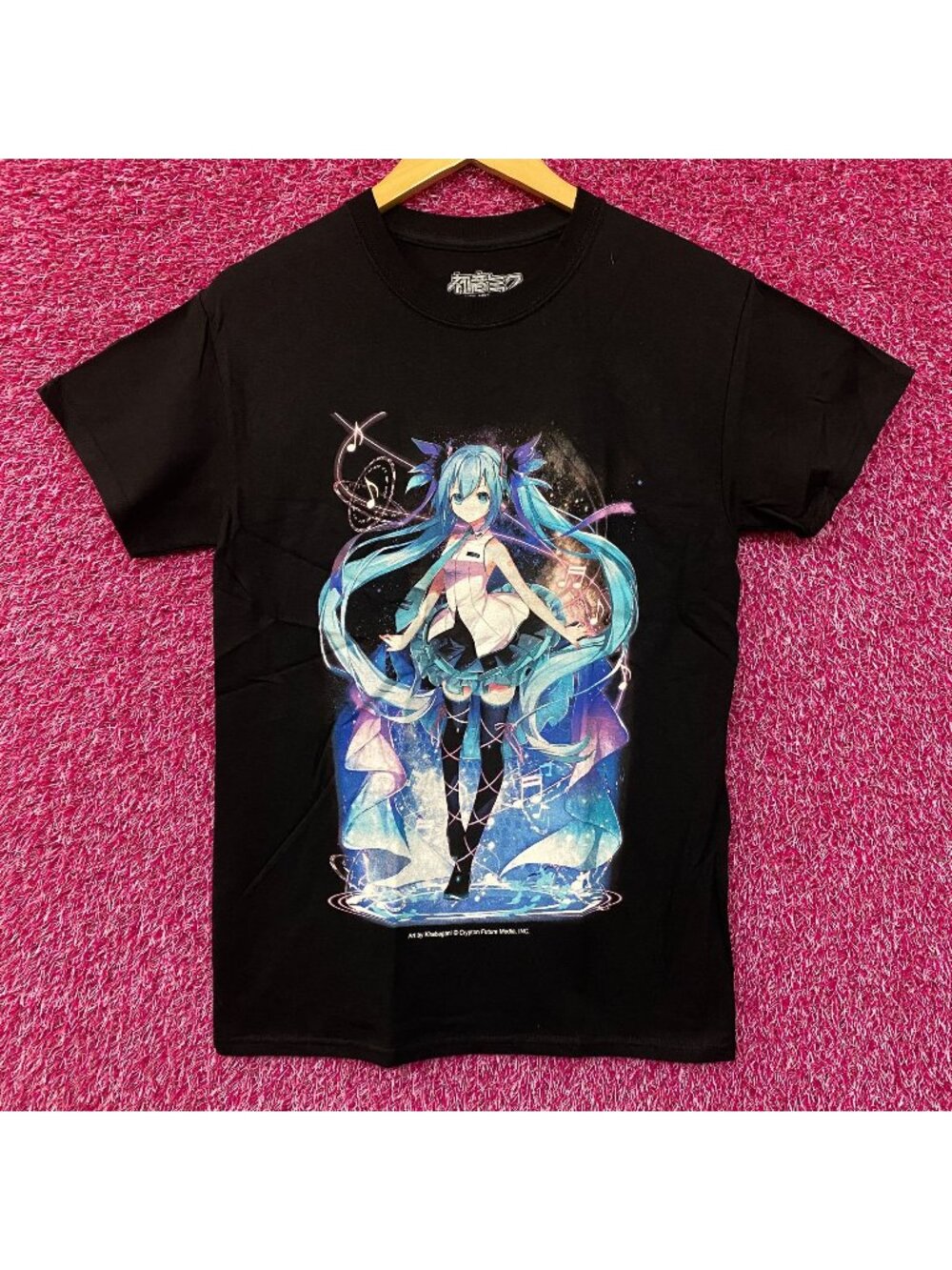 Hatsune Miku Power Up With Music T-Shirt size Extra Small